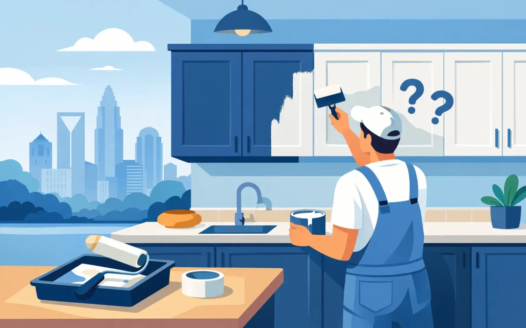 Kitchen Cabinet Painting in Charlotte, NC: Worth It?
