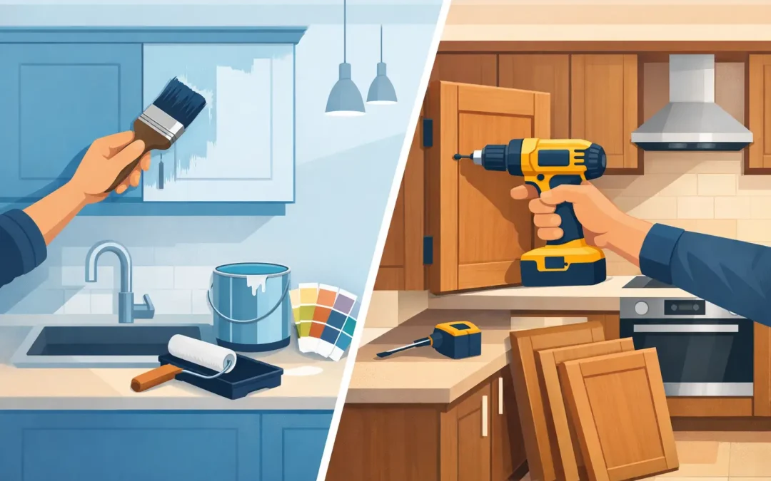 When to Paint Kitchen Cabinets or Replace Them