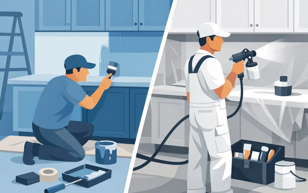 DIY Versus Professional Cabinet Painting